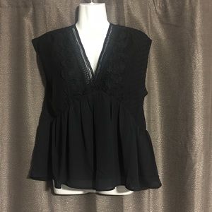 Blue Rain black XS dressy shirt